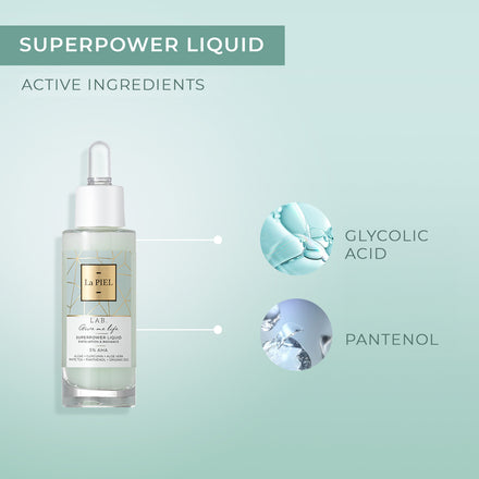“Superpower liquid” AHA exfoliating liquid