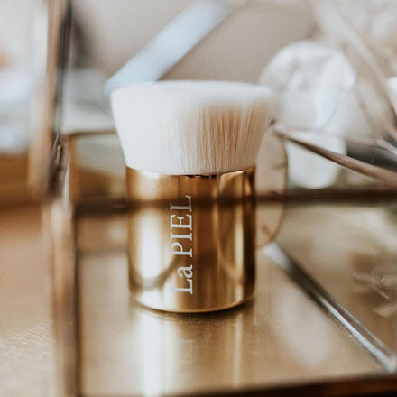 Kabuki Brush For Applying Liquid Products And Powdered Products On The Face And Body Of The La Piel Brand Lana Jurcevic