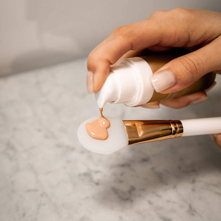 Silicone Brush For Applying Liquid Powder For Even Applying La Piel