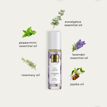 La PIEL Antistress Pillow Spray Ingredients Infographic
