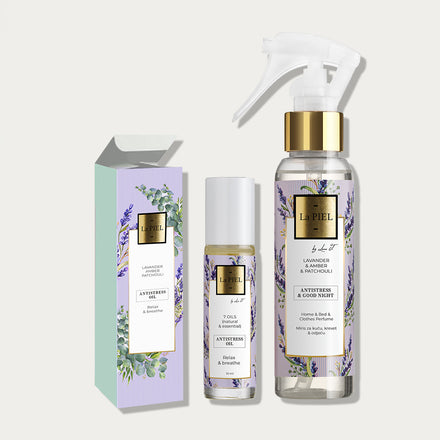 La PIEL Antistress Roll On Oil And Pillow Spray Duo Set