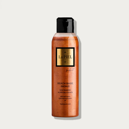 La PIEL Beach Babe Natural Tanning Oil Bottle Product Shot