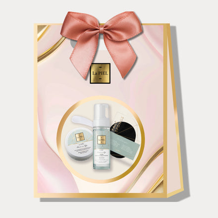 La PIEL Clean Gift Bag Face Cleanse Set
