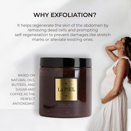 La PIEL Coffee Babe Body Scrub Benefits Card