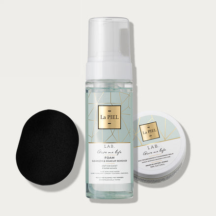 La PIEL Double Cleanse Face Cleansing Set