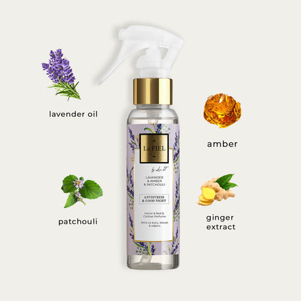 La PIEL For Special Moments Body Mist Ingredients Infographic