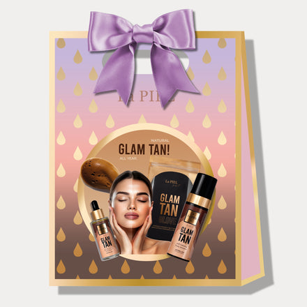 La PIEL Glam Tan Gift Bag Self Tanning Set
