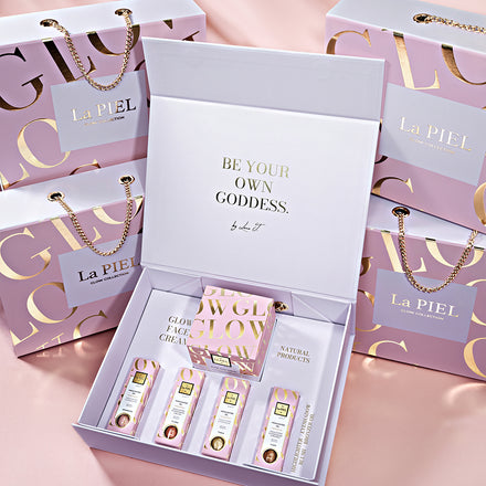 La PIEL Glow Goddess Box Highlighter Oil Collection