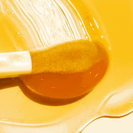 La PIEL Golden Highlighter Oil Texture Brush