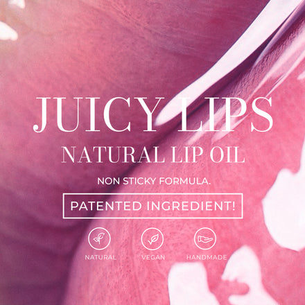La PIEL Juicy Lips Sweet Plum Natural Lip Oil Formula Banner
