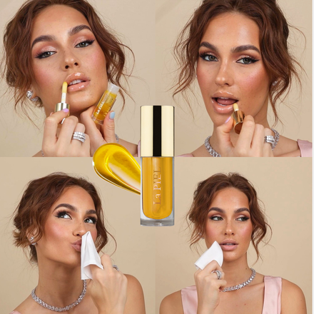 La PIEL Juicy Lips Vitamin C Lip Oil Collage