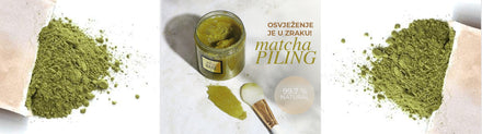 La PIEL Matcha Babe Body Scrub Banner