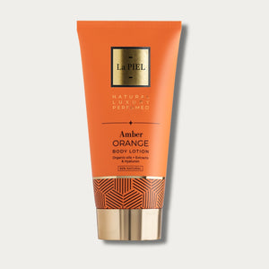 Natural And Luxury Perfumed Body Lotion Amber ORANGE La PIEL