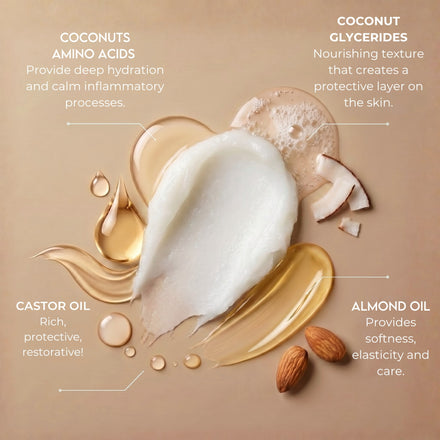 La PIEL Pentavitin Body Cream Coconut Almond And Glycerin