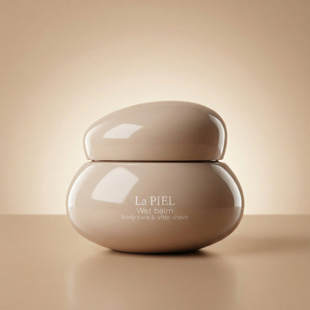 La PIEL Pentavitin Body Cream Open Jar Product Closeup