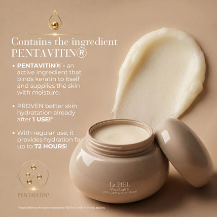La PIEL Pentavitin Body Cream Open Jar Product Shot