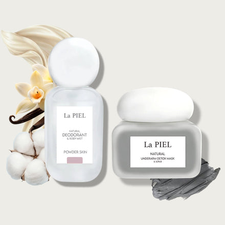 La PIEL Powder Skin Deodorant And Detox Mask Set