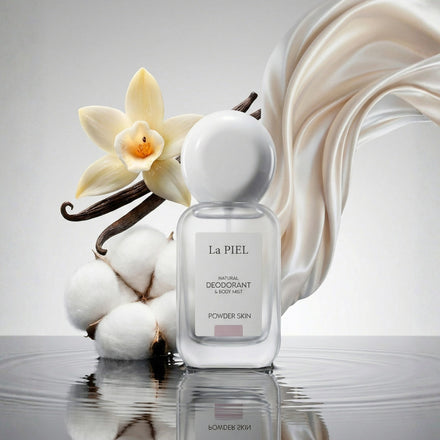 La PIEL Powder Skin Natural Deodorant Product Display