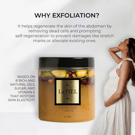 La PIEL Pregnancy Belly Scrub Exfoliation