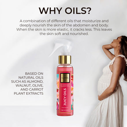 La PIEL Pregnancy Pink Body Oil Benefits