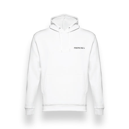 La PIEL Prepichka White Hoodie Back Product Shot