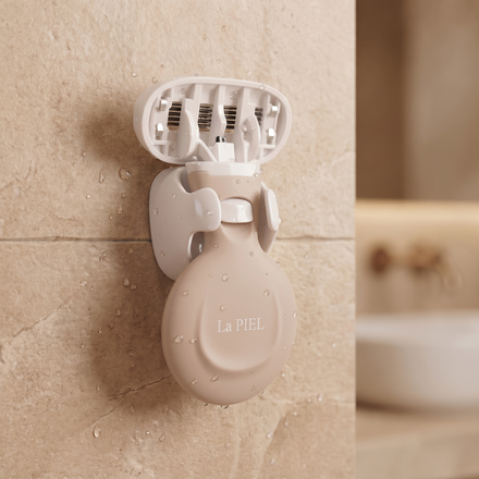 La PIEL Smooth Skin Razor Mounted On Bathroom Wall