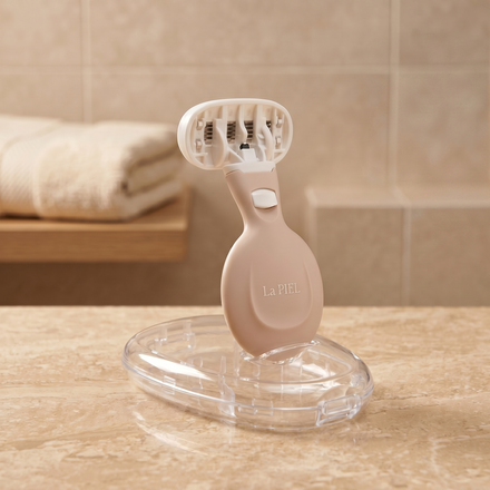 La PIEL Smooth Skin Razor On Bathroom Counter