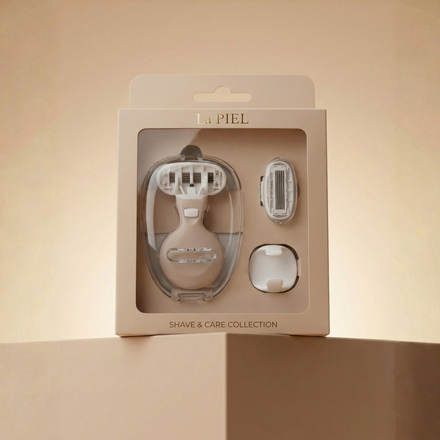 La PIEL Smooth Skin Razor Retail Packaging