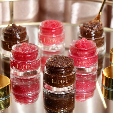 La PIEL Strawberry And Coffee Lip Scrub Jars