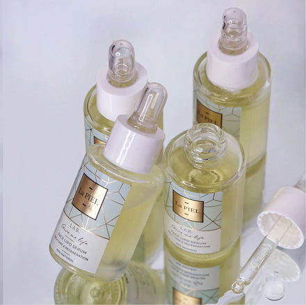 La PIEL Lipo Serum Oil Bottles